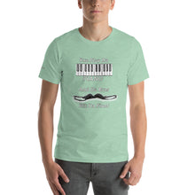 Load image into Gallery viewer, You Play Da Piano and Da Bras Hit Da Floor Short-Sleeve Unisex T-Shirt and Mp3 download of the song Da Bras Hit Da Floor