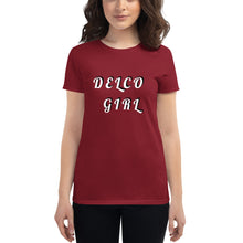 Load image into Gallery viewer, DELCO GIRL Women&#39;s short sleeve t-shirt and MP3 Digital Download of the song &quot;Delco Girl&quot;
